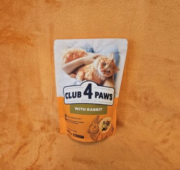 Club 4 paws. Преміум сухий корм зі смаком кролика для дорослих котів 300 гр.